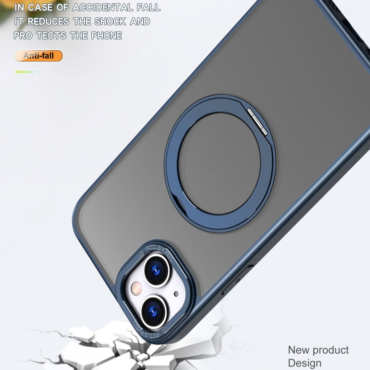 For iPhone 14 Plus Wing Series MagSafe Magnetic Ring Holder Phone Case