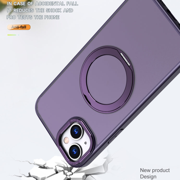 For iPhone 14 Plus Wing Series MagSafe Magnetic Ring Holder Phone Case