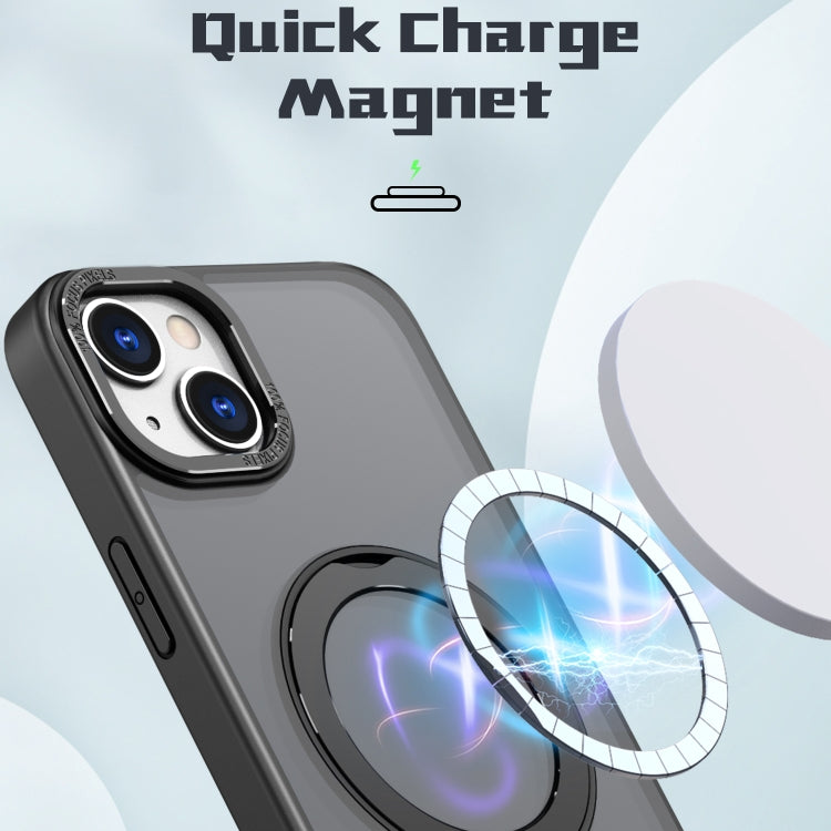 For iPhone 14 Wing Series MagSafe Magnetic Ring Holder Phone Case