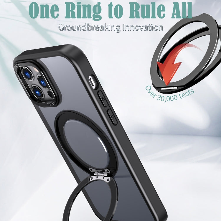For iPhone 13 Pro Max Wing Series MagSafe Magnetic Ring Holder Phone Case