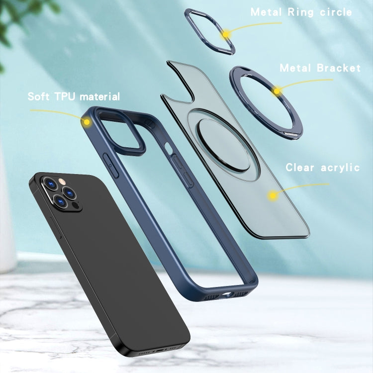 For iPhone 13 Pro Max Wing Series MagSafe Magnetic Ring Holder Phone Case