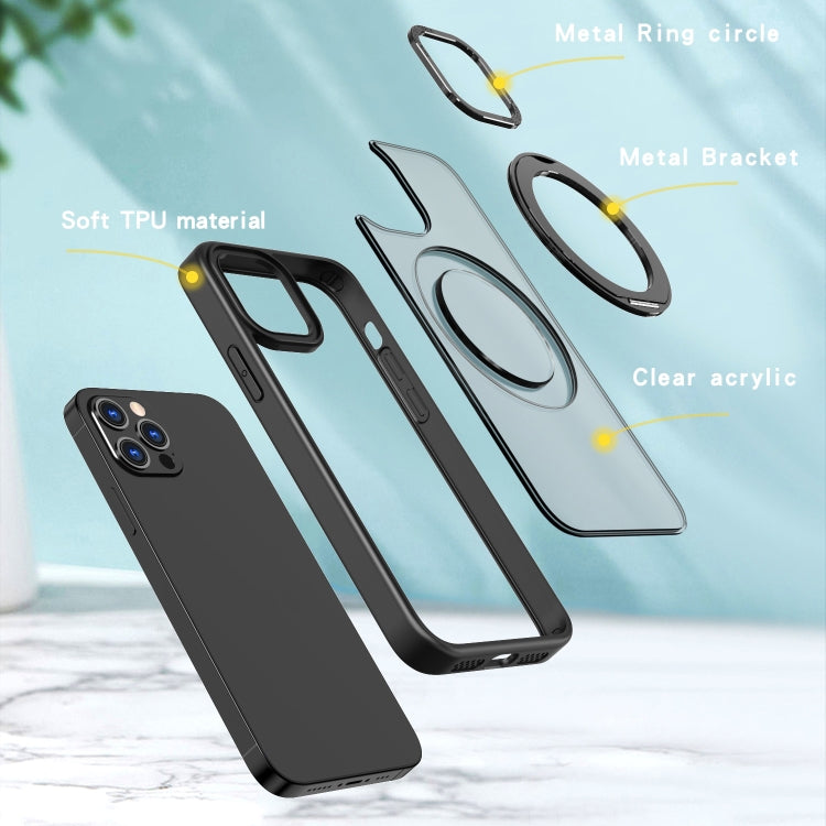 For iPhone 13 Pro Wing Series MagSafe Magnetic Ring Holder Phone Case