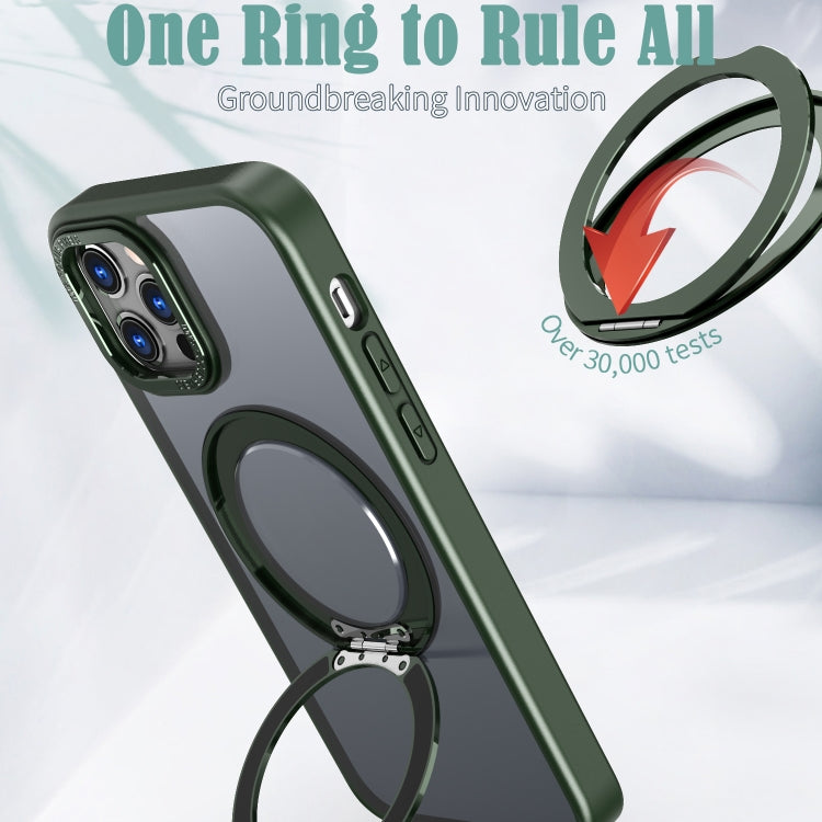 For iPhone 13 Pro Wing Series MagSafe Magnetic Ring Holder Phone Case