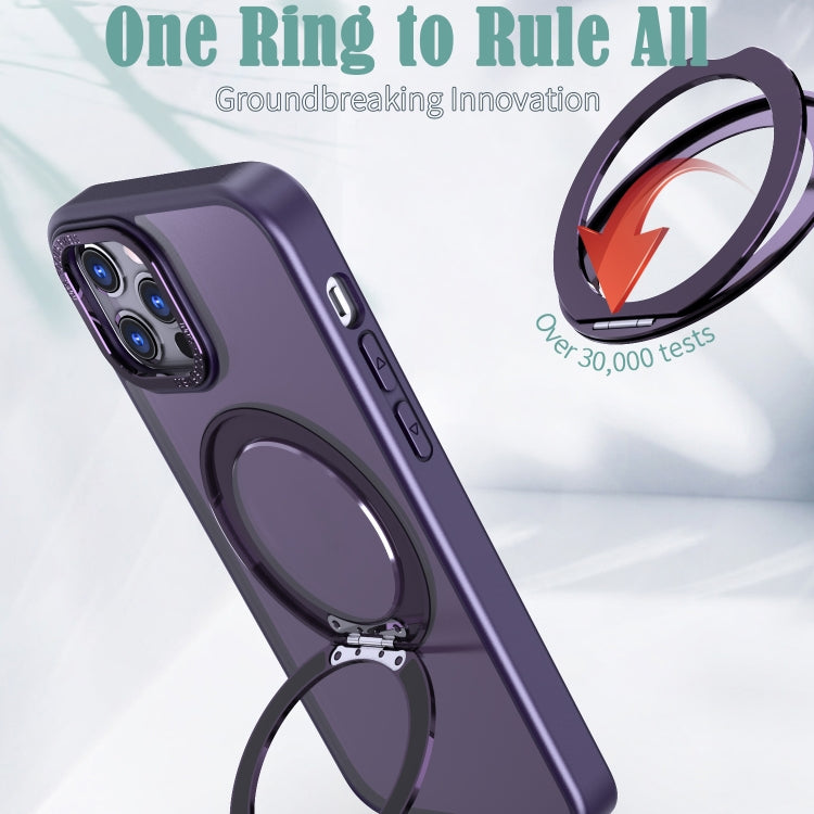 For iPhone 13 Pro Wing Series MagSafe Magnetic Ring Holder Phone Case