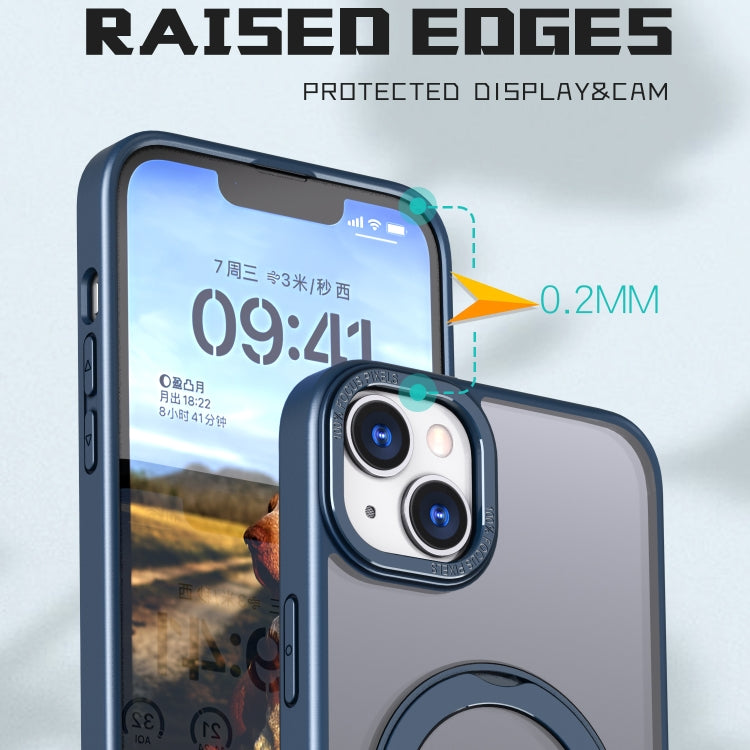 For iPhone 13 Wing Series MagSafe Magnetic Ring Holder Phone Case