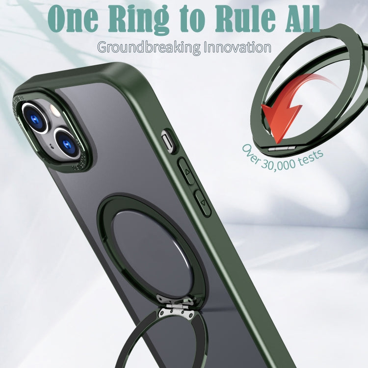 For iPhone 13 Wing Series MagSafe Magnetic Ring Holder Phone Case