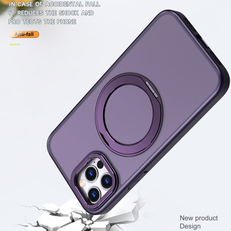 For iPhone 12 Pro Max Wing Series MagSafe Magnetic Ring Holder Phone Case