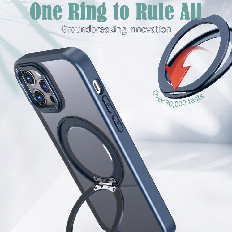 For iPhone 12 Pro Wing Series MagSafe Magnetic Ring Holder Phone Case