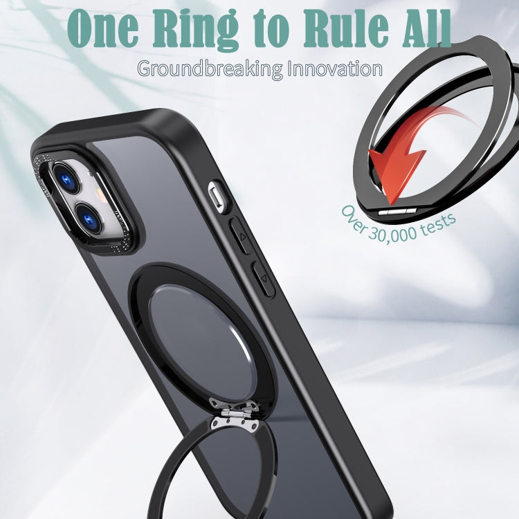 For iPhone 12 Wing Series MagSafe Magnetic Ring Holder Phone Case