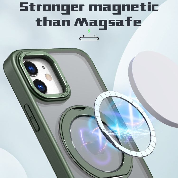 For iPhone 12 Wing Series MagSafe Magnetic Ring Holder Phone Case