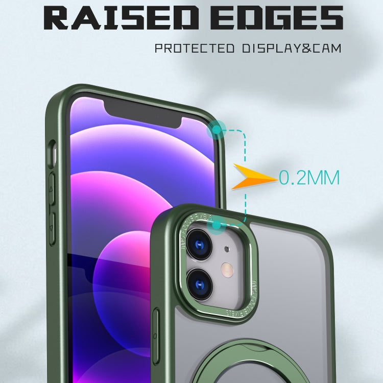 For iPhone 12 Wing Series MagSafe Magnetic Ring Holder Phone Case