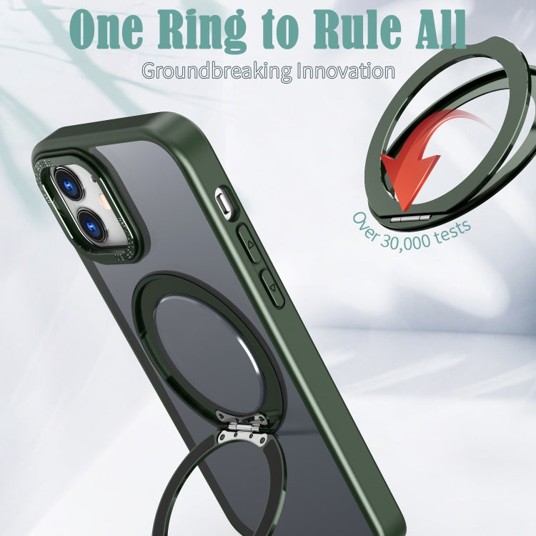 For iPhone 12 Wing Series MagSafe Magnetic Ring Holder Phone Case