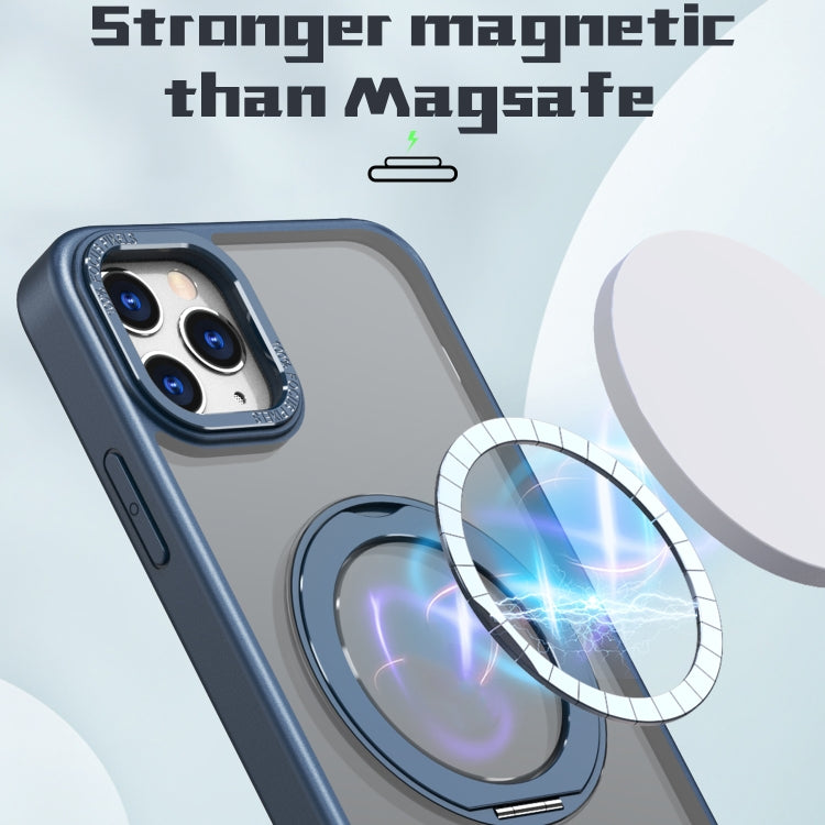 For iPhone 11 Pro Max Wing Series MagSafe Magnetic Ring Holder Phone Case