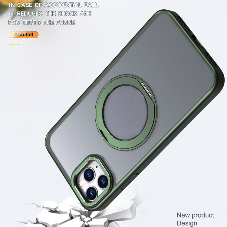 For iPhone 11 Pro Max Wing Series MagSafe Magnetic Ring Holder Phone Case