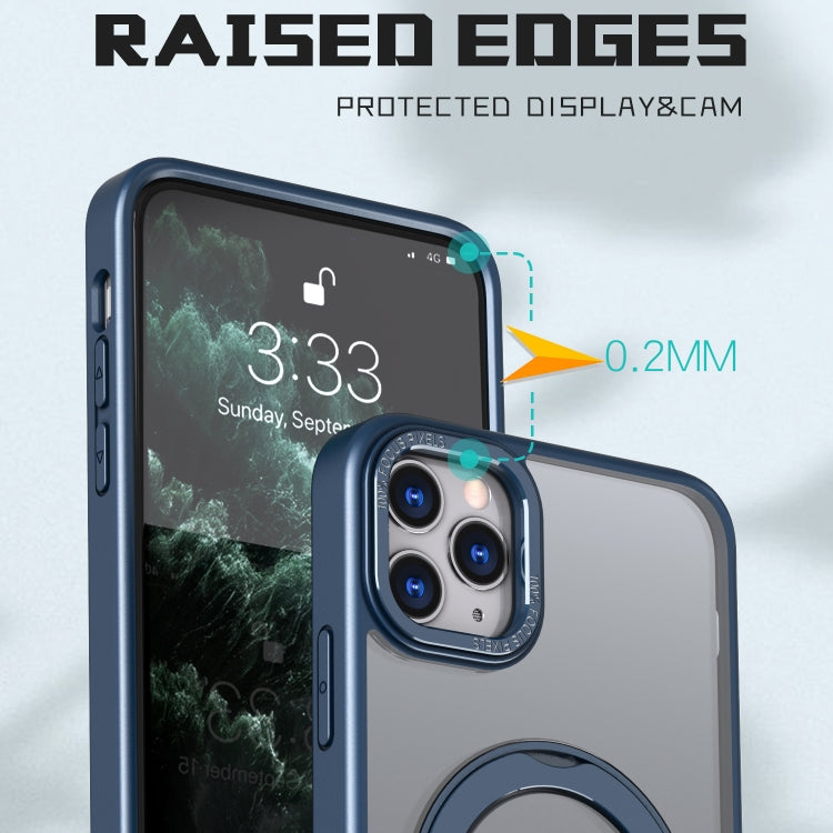 For iPhone 11 Pro Wing Series MagSafe Magnetic Ring Holder Phone Case