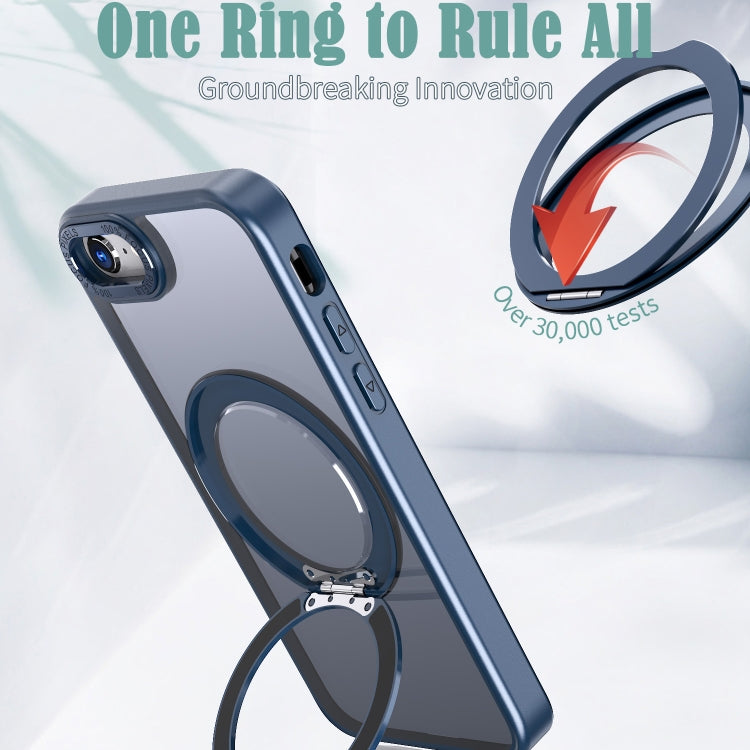 For iPhone SE 2022 / 2020 / 8 / 7 Wing Series MagSafe Magnetic Ring Holder Phone Case