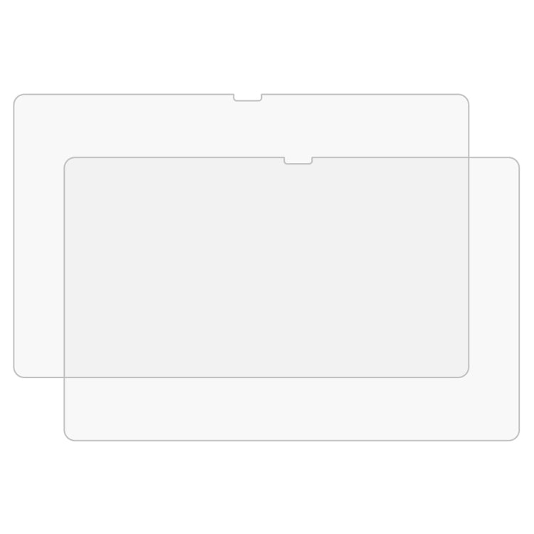 For Samsung Galaxy Tab A7 T500 / Tab A7 10.4 2022 2pcs 9H HD Explosion-proof Tempered Glass Film