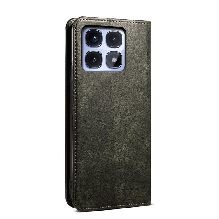 For Redmi K70 Ultra 5G Oil Wax Crazy Horse Texture Leather Phone Case