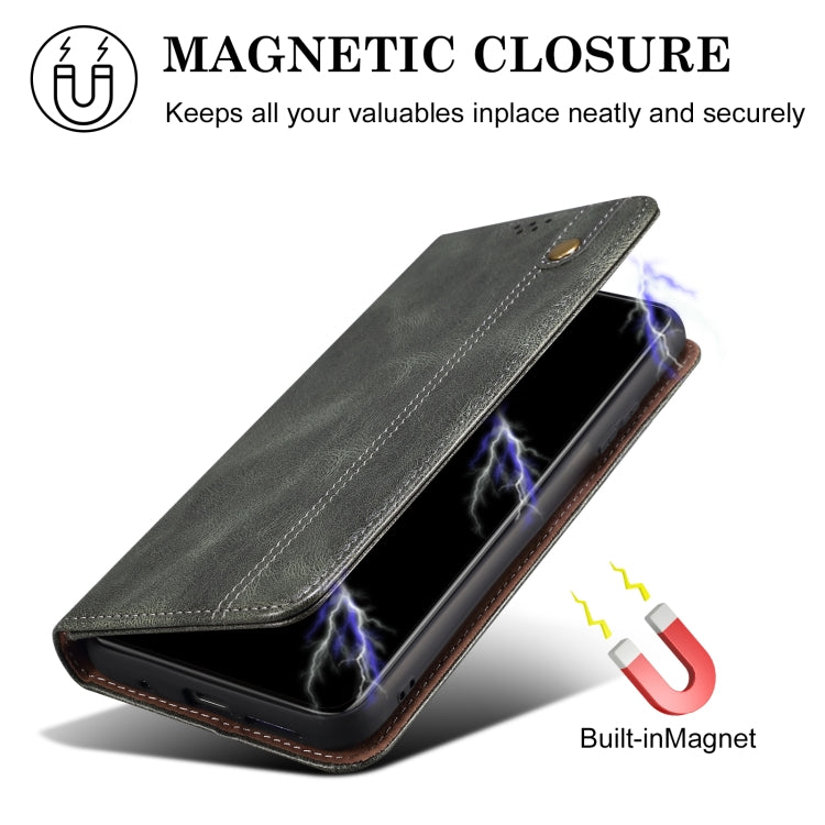 For Redmi 14C 4G Oil Wax Crazy Horse Texture Leather Phone Case