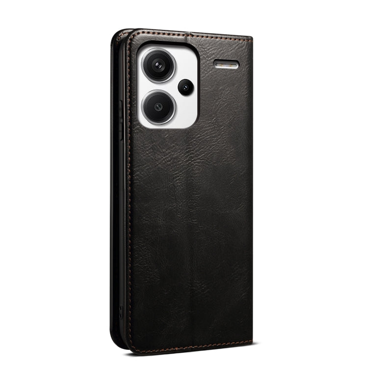 For Redmi Note 13 Pro+ Oil Wax Crazy Horse Texture Leather Phone Case