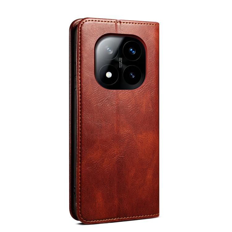 For Redmi Note 14 Pro+ 5G Oil Wax Crazy Horse Texture Leather Phone Case