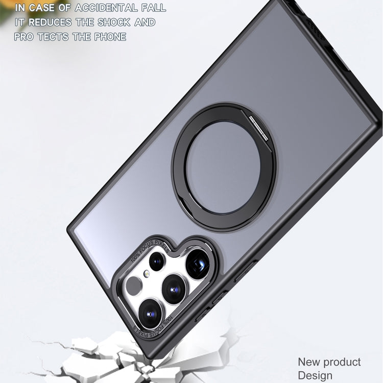 For Samsung Galaxy S24 Ultra 5G Wing Series MagSafe Magnetic Ring Holder Phone Case