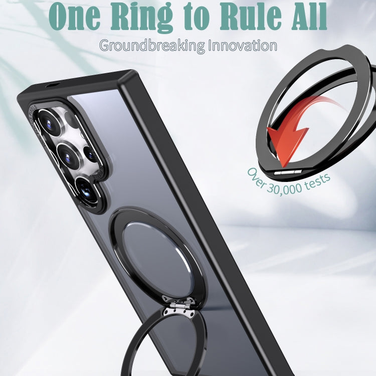 For Samsung Galaxy S24 Ultra 5G Wing Series MagSafe Magnetic Ring Holder Phone Case