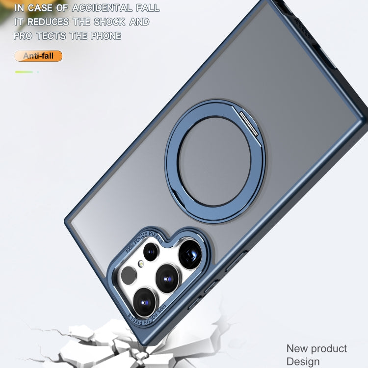 For Samsung Galaxy S24 Ultra 5G Wing Series MagSafe Magnetic Ring Holder Phone Case
