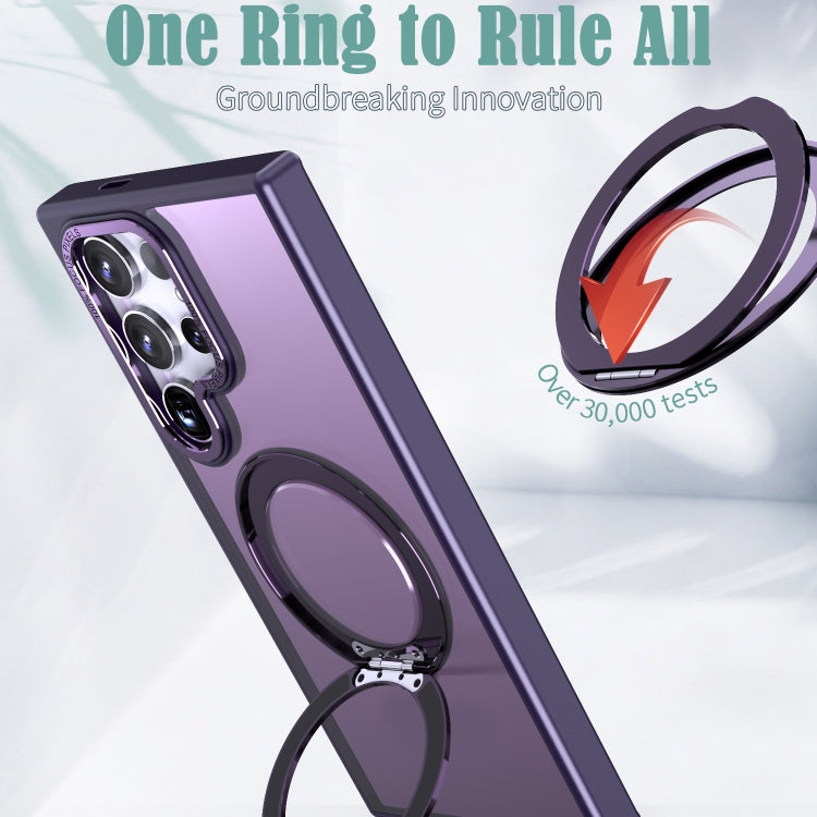 For Samsung Galaxy S24 Ultra 5G Wing Series MagSafe Magnetic Ring Holder Phone Case