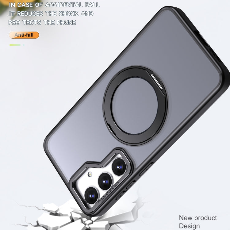 For Samsung Galaxy S24+ 5G Wing Series MagSafe Magnetic Ring Holder Phone Case