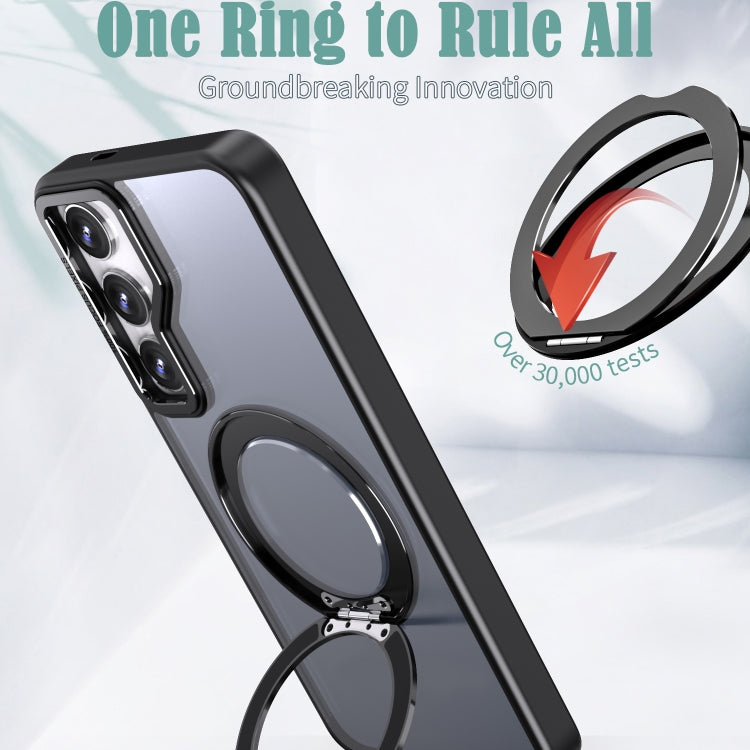 For Samsung Galaxy S24+ 5G Wing Series MagSafe Magnetic Ring Holder Phone Case
