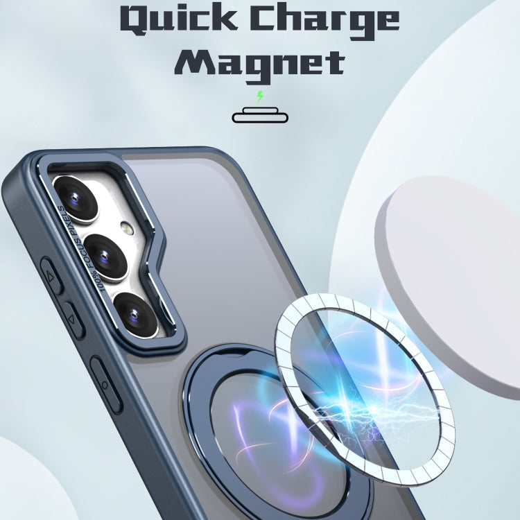For Samsung Galaxy S24+ 5G Wing Series MagSafe Magnetic Ring Holder Phone Case