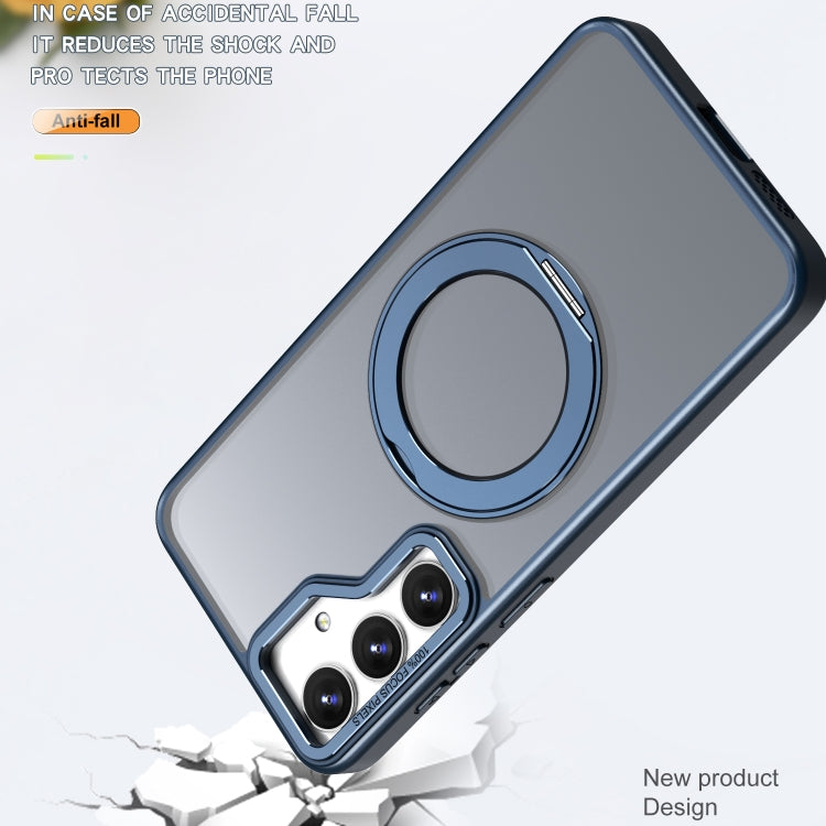 For Samsung Galaxy S24+ 5G Wing Series MagSafe Magnetic Ring Holder Phone Case
