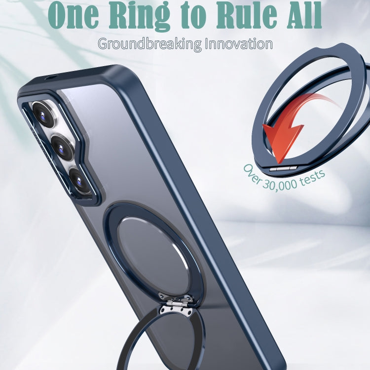 For Samsung Galaxy S24+ 5G Wing Series MagSafe Magnetic Ring Holder Phone Case