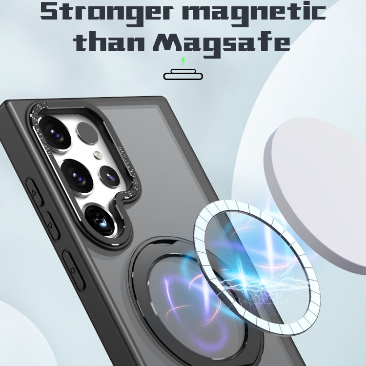 For Samsung Galaxy S23 Ultra 5G Wing Series MagSafe Magnetic Ring Holder Phone Case