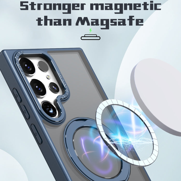 For Samsung Galaxy S23 Ultra 5G Wing Series MagSafe Magnetic Ring Holder Phone Case