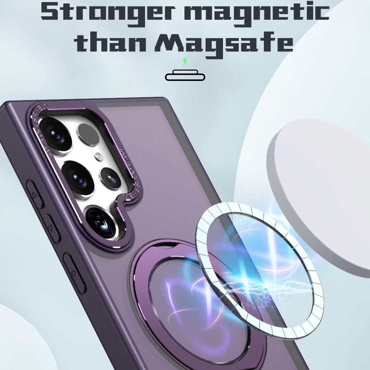 For Samsung Galaxy S23 Ultra 5G Wing Series MagSafe Magnetic Ring Holder Phone Case