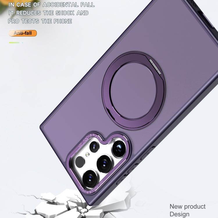 For Samsung Galaxy S23 Ultra 5G Wing Series MagSafe Magnetic Ring Holder Phone Case