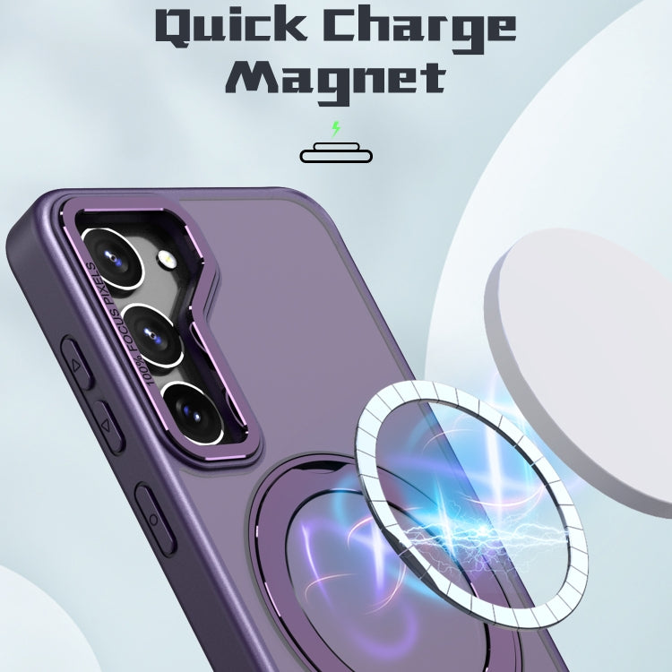 For Samsung Galaxy S23+ 5G Wing Series MagSafe Magnetic Ring Holder Phone Case