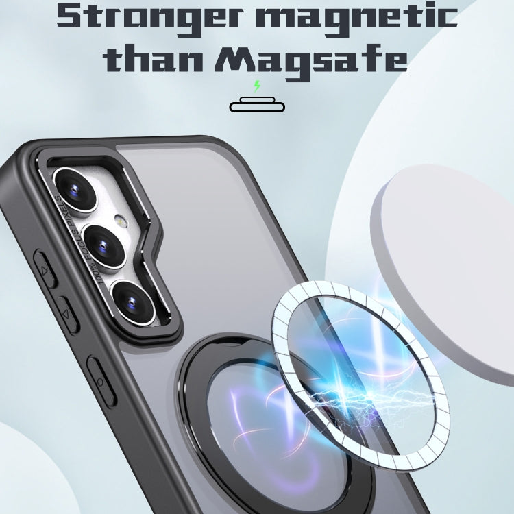 For Samsung Galaxy S23 FE 5G Wing Series MagSafe Magnetic Ring Holder Phone Case