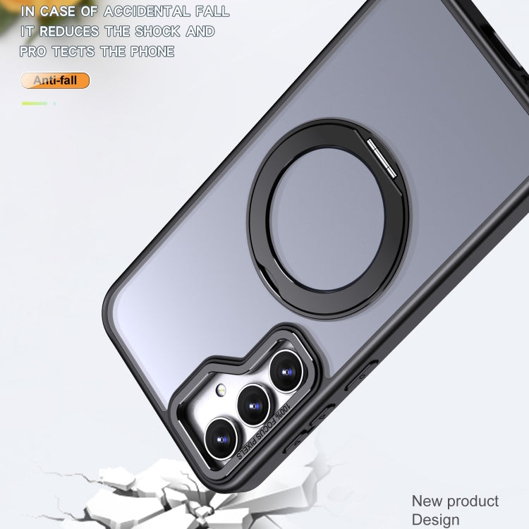 For Samsung Galaxy S23 FE 5G Wing Series MagSafe Magnetic Ring Holder Phone Case