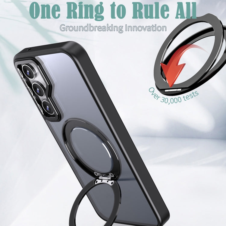 For Samsung Galaxy S23 FE 5G Wing Series MagSafe Magnetic Ring Holder Phone Case