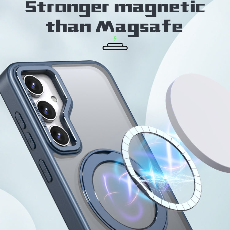 For Samsung Galaxy S23 FE 5G Wing Series MagSafe Magnetic Ring Holder Phone Case