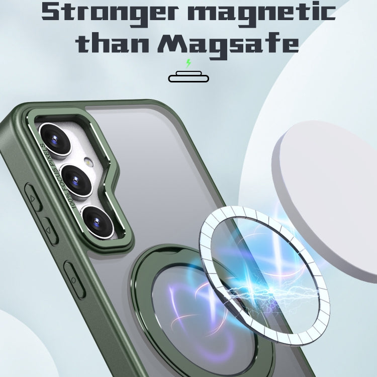 For Samsung Galaxy S23 FE 5G Wing Series MagSafe Magnetic Ring Holder Phone Case