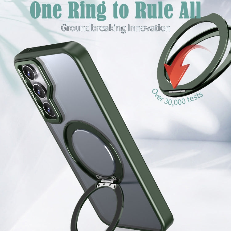 For Samsung Galaxy S23 FE 5G Wing Series MagSafe Magnetic Ring Holder Phone Case