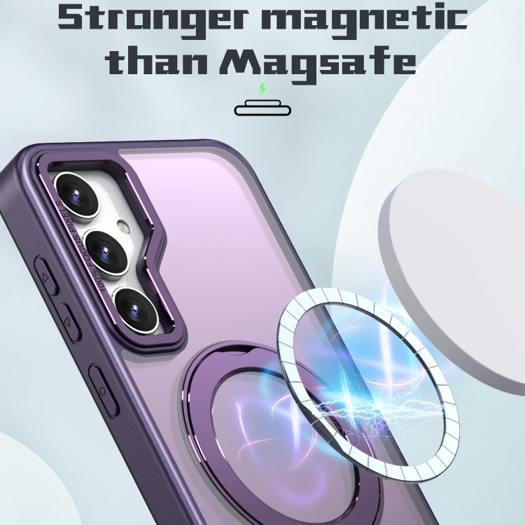 For Samsung Galaxy S23 FE 5G Wing Series MagSafe Magnetic Ring Holder Phone Case