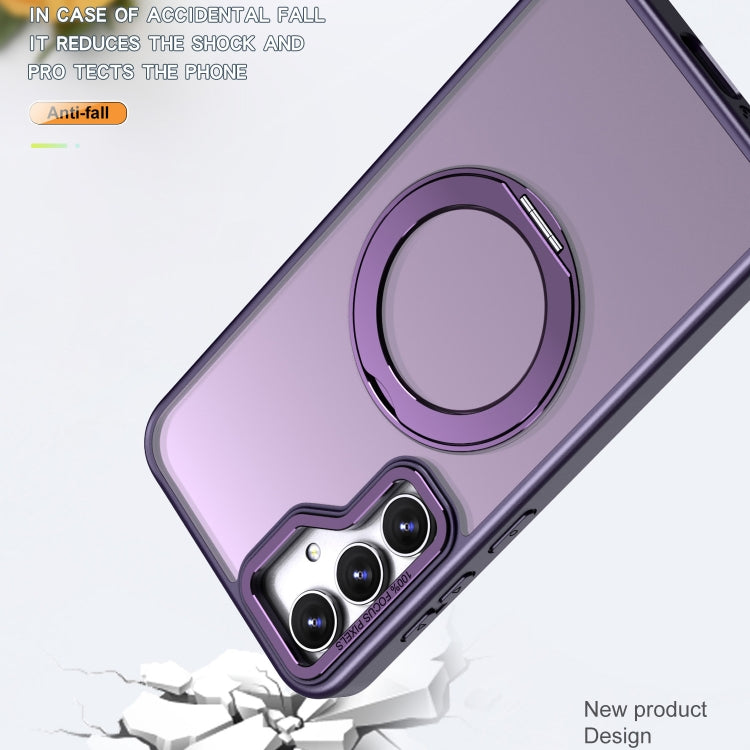 For Samsung Galaxy S23 FE 5G Wing Series MagSafe Magnetic Ring Holder Phone Case