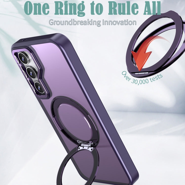 For Samsung Galaxy S23 FE 5G Wing Series MagSafe Magnetic Ring Holder Phone Case