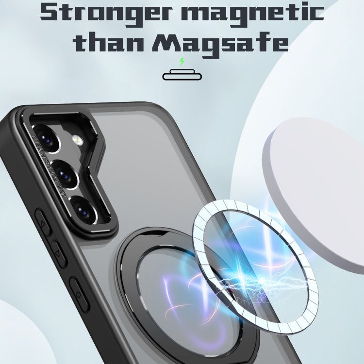 For Samsung Galaxy S22+ 5G Wing Series MagSafe Magnetic Ring Holder Phone Case