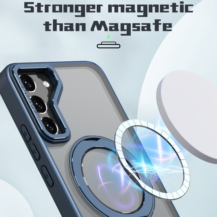 For Samsung Galaxy S22+ 5G Wing Series MagSafe Magnetic Ring Holder Phone Case